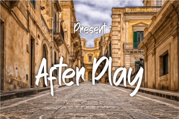 After Play Font for Elegant Design