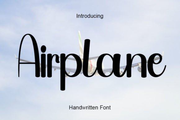 Airplane: A Handwritten Font for Elegant Design