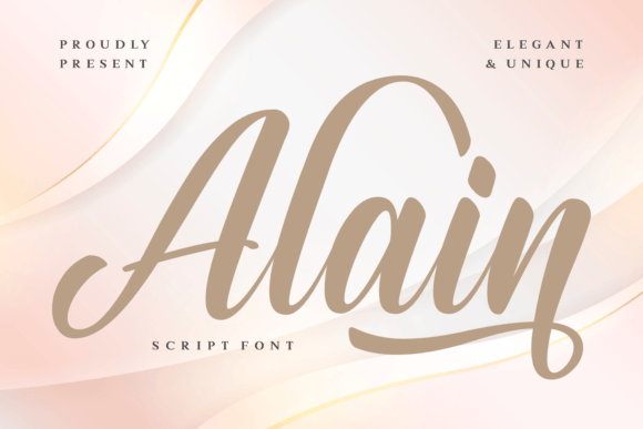 Alain: A Script Font for Real Design Work