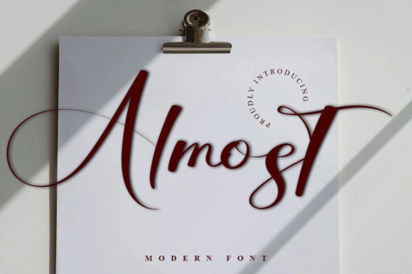 Almost: A Thoughtful Font Choice