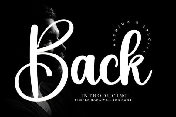 Back: A Trendy Handwritten Font