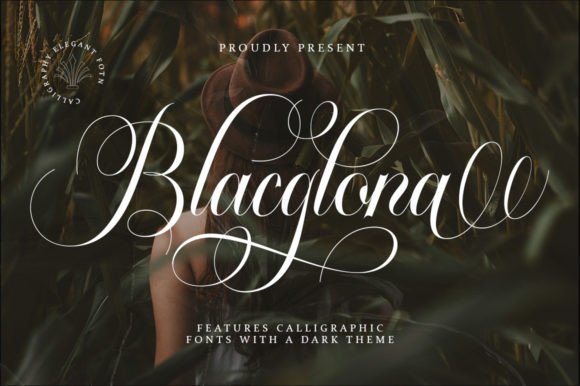 Blacglona: Elegant Script Font for Creators