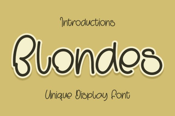 Blondes Font: Elegant Script for Web Design