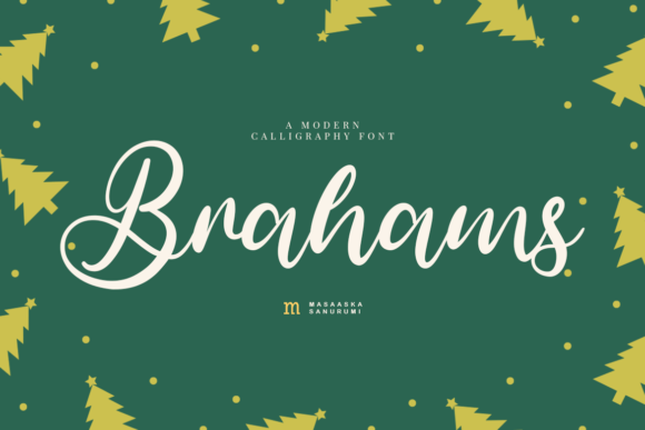 Brahams: A Modern Script Font for Web Design
