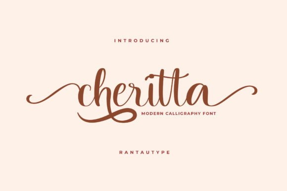 Cheritta: A Beautiful Script Font