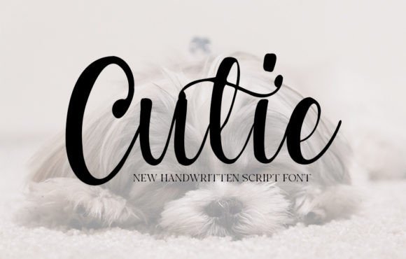 Cutie: A Feminine Font for Campaigns
