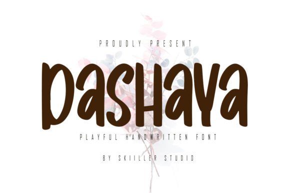 Dashaya: A Playful Display Font for Creative Projects