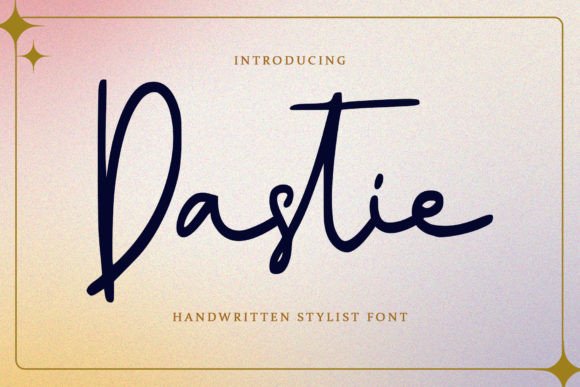 Dastie: A Friendly Font for Bold Campaigns