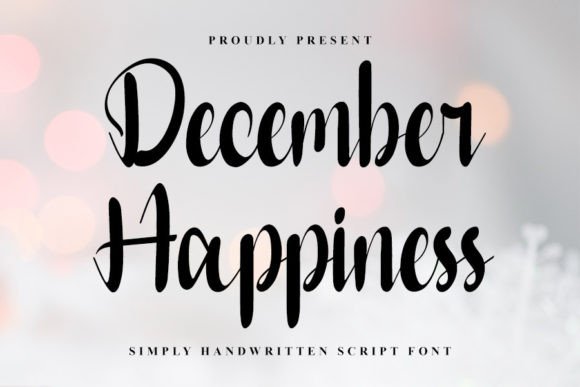 December Happiness Font Review
