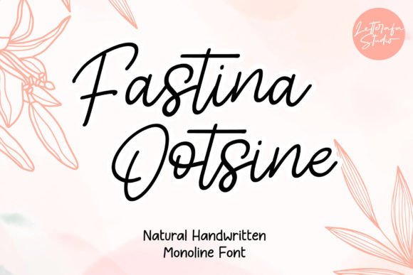 Fastina Ootsine: A Handwritten Font for Creative Campaigns