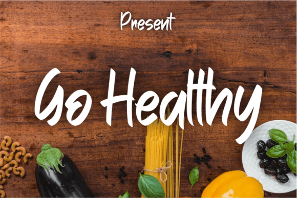 Go Healthy: A Handwritten Font for Elegant Branding