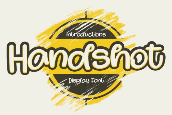 Handshot Font for Creative Design