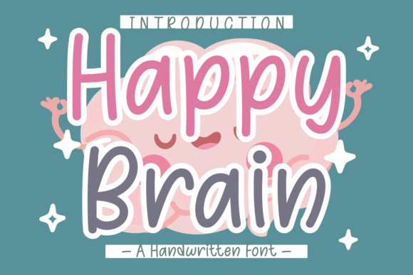 Happy Brain: A Playful Font for Editorial Design