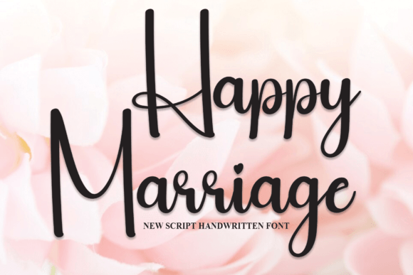 Happy Marriage Font for Business
