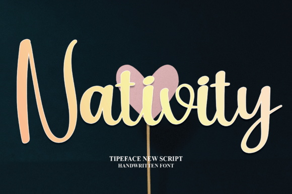 Nativity: A Handwritten Font for Editorial Design