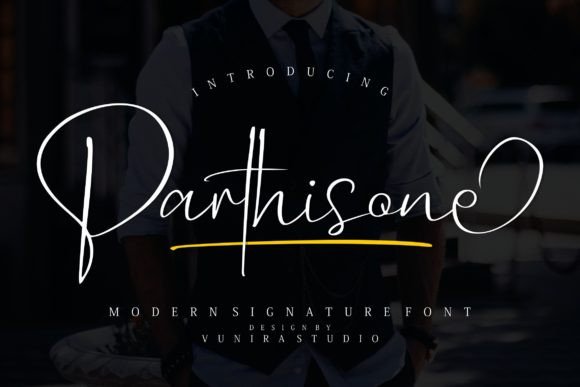 Parthisone: A Modern Script Font for Business