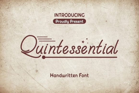 Quintessential Font for Business