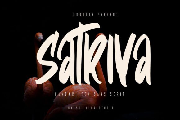 Satriya: A Bold Handwritten Font