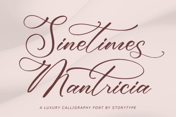 Sinetimes Mantricia – Elegant Script Font