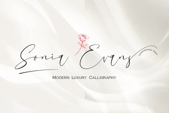 Sonia Evans: A Script Font for Elegant Design