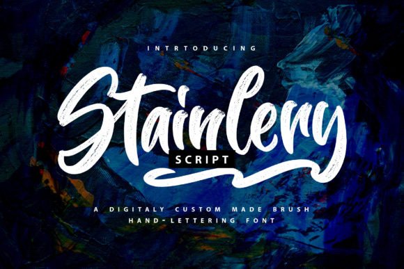 Stainlery: A Stylish Script Font for Digital Marketing