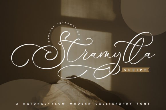 Stramylla: A Flowing Script Font