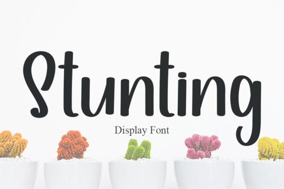Stunting: A Handwritten Font for Creative Web Design