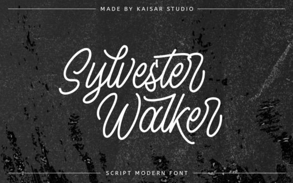 Sylvester Walker Font for Web Design
