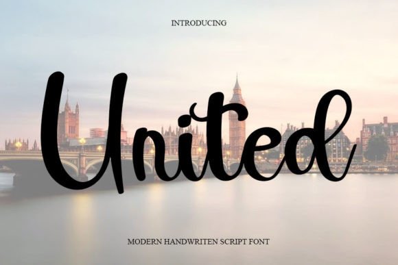 United: A Magical Handwritten Font