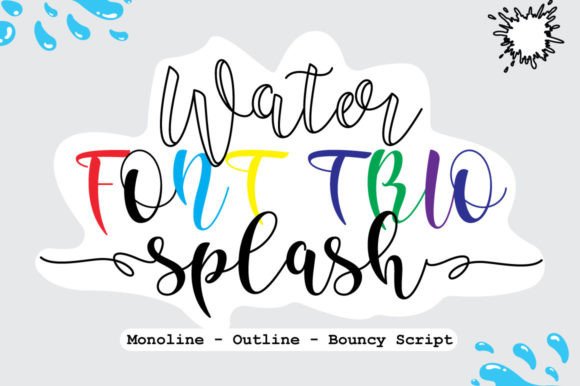 Water Splash: A Fun Font for Business