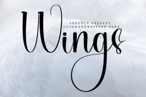 Wings: A Beautiful Handwritten Font