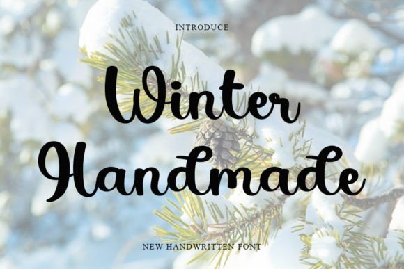 Winter Handmade Font for Creative Projects