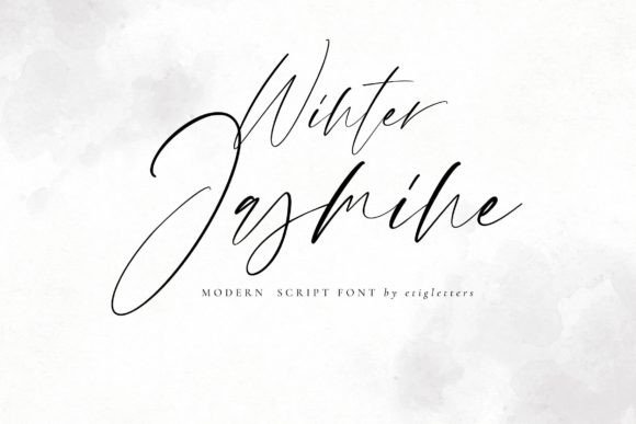 Winter Jasmine: A Magical Script Font